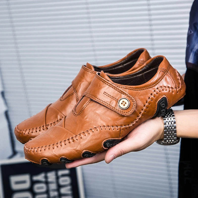 Classic Luxury Men's Leather Moccasins & Casual Dress Shoes