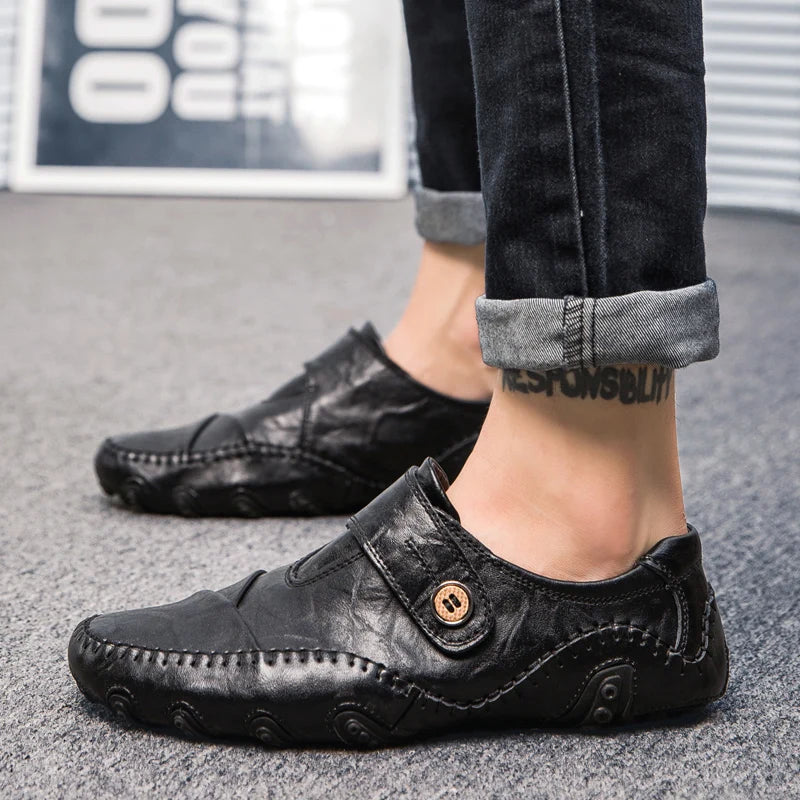 Classic Luxury Men's Leather Moccasins & Casual Dress Shoes