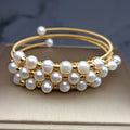 Aura Baroque Pearl Winding Bracelet