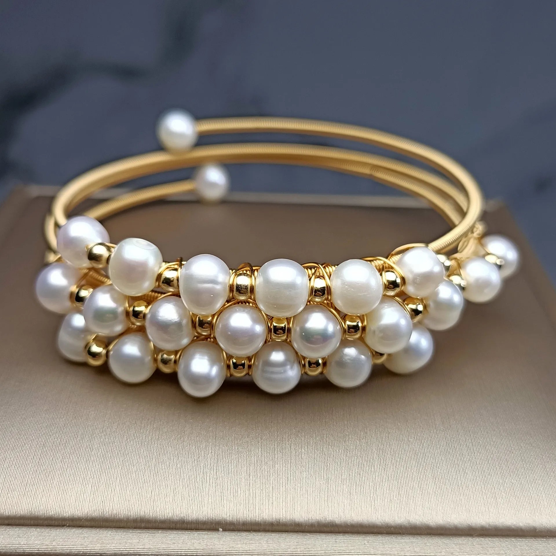 Handmade Multilayer Pearl Wrap Bracelet