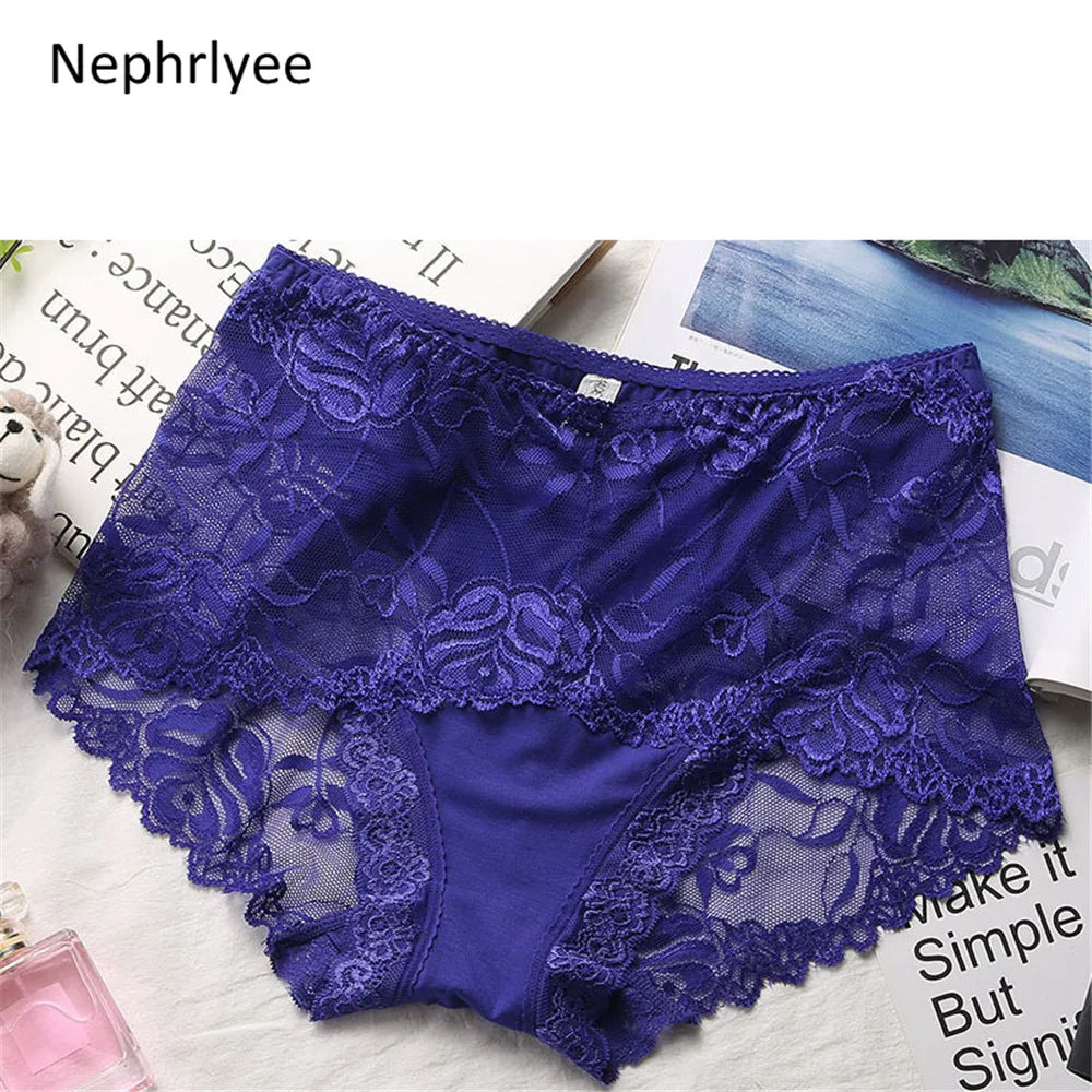Low-Waist Protective Lace Menstrual Panties