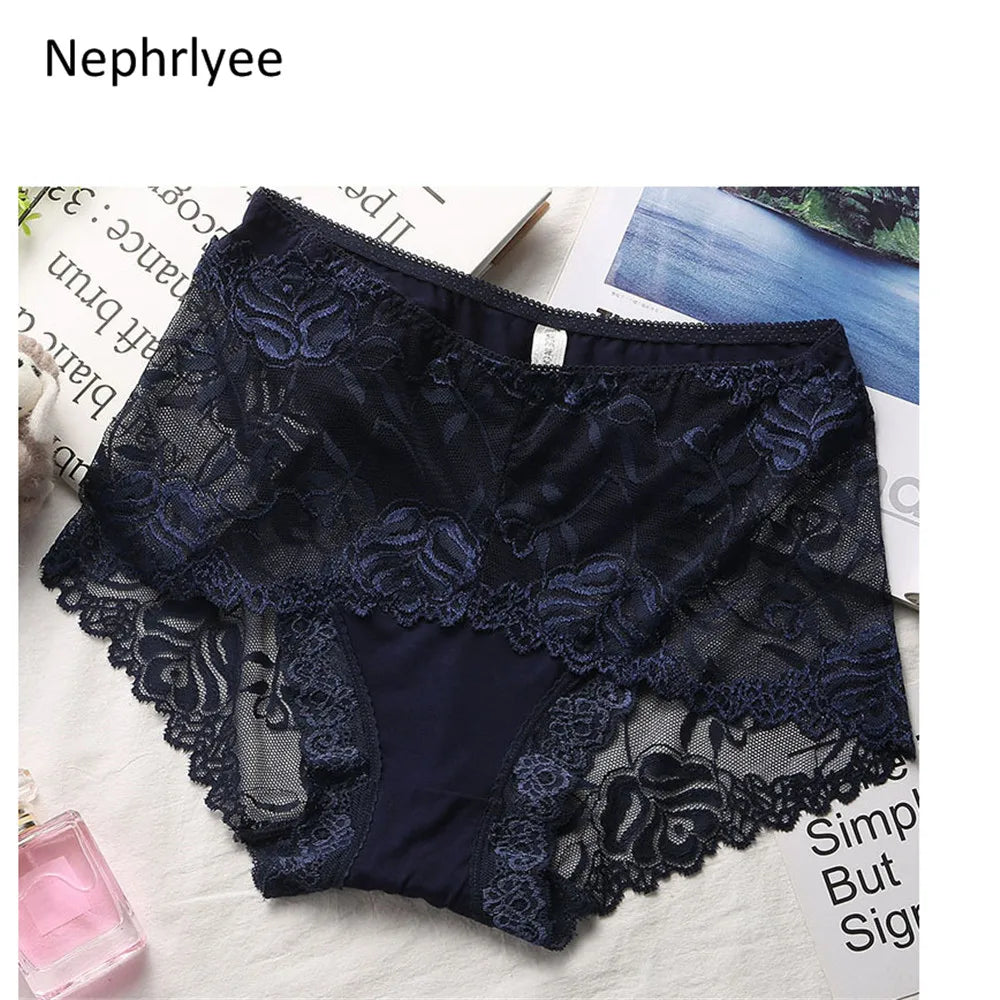 Low-Waist Protective Lace Menstrual Panties