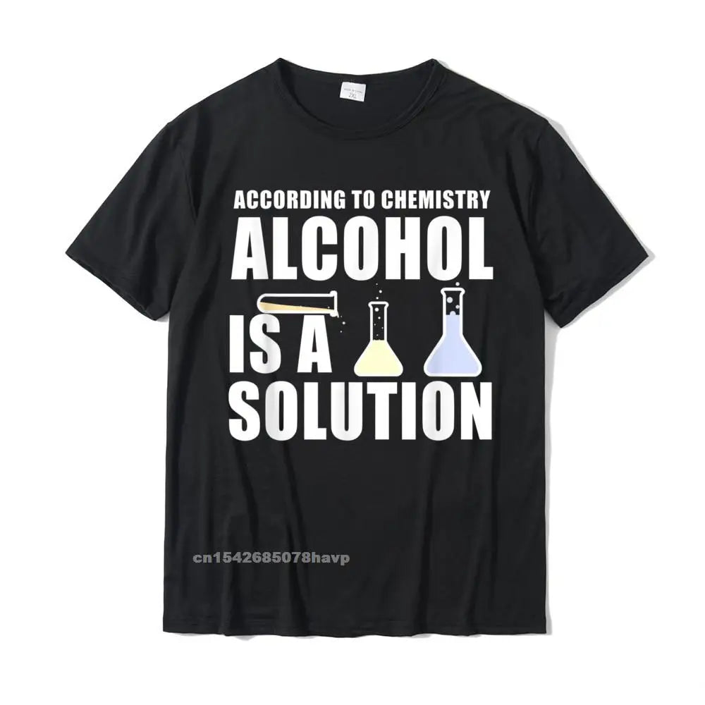 The "Solution" Chemistry Tee – Premium Cotton Science Humor T-Shirt