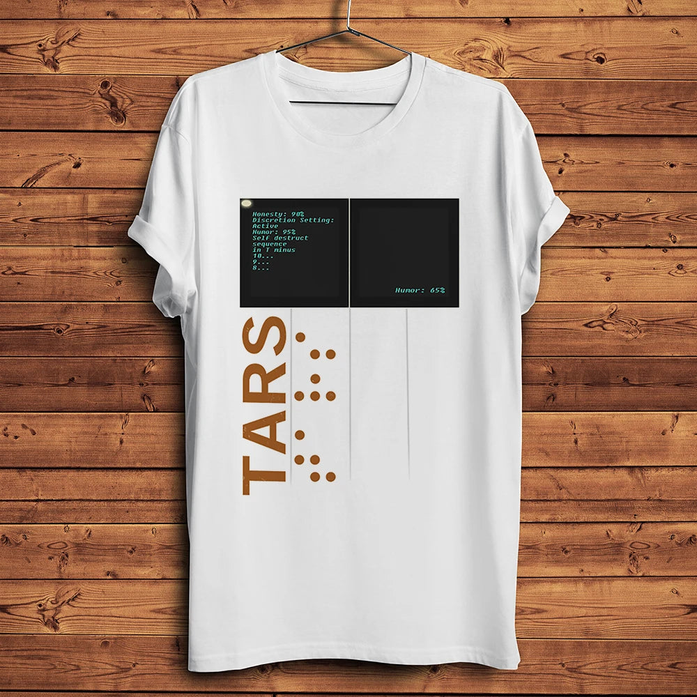 The TARS "Humor 75%" Tee – Premium Cotton Interstellar Sci-Fi T-Shirt