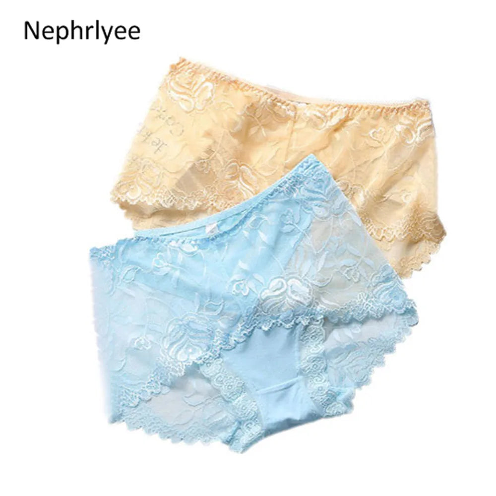 Low-Waist Protective Lace Menstrual Panties