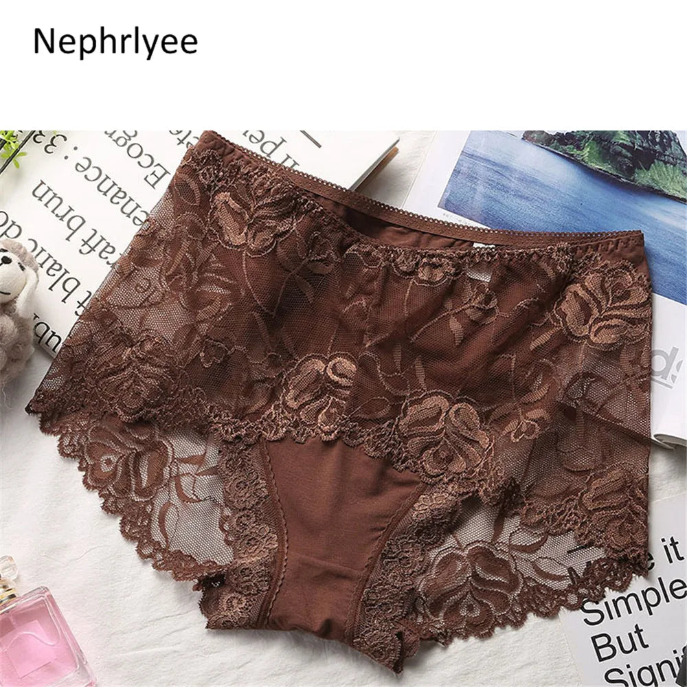 Low-Waist Protective Lace Menstrual Panties