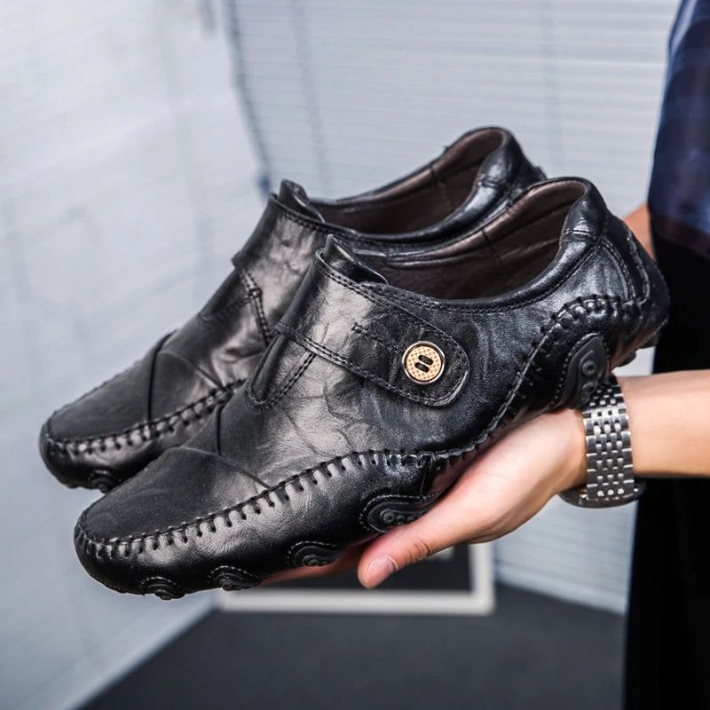 Classic Luxury Men's Leather Moccasins & Casual Dress Shoes