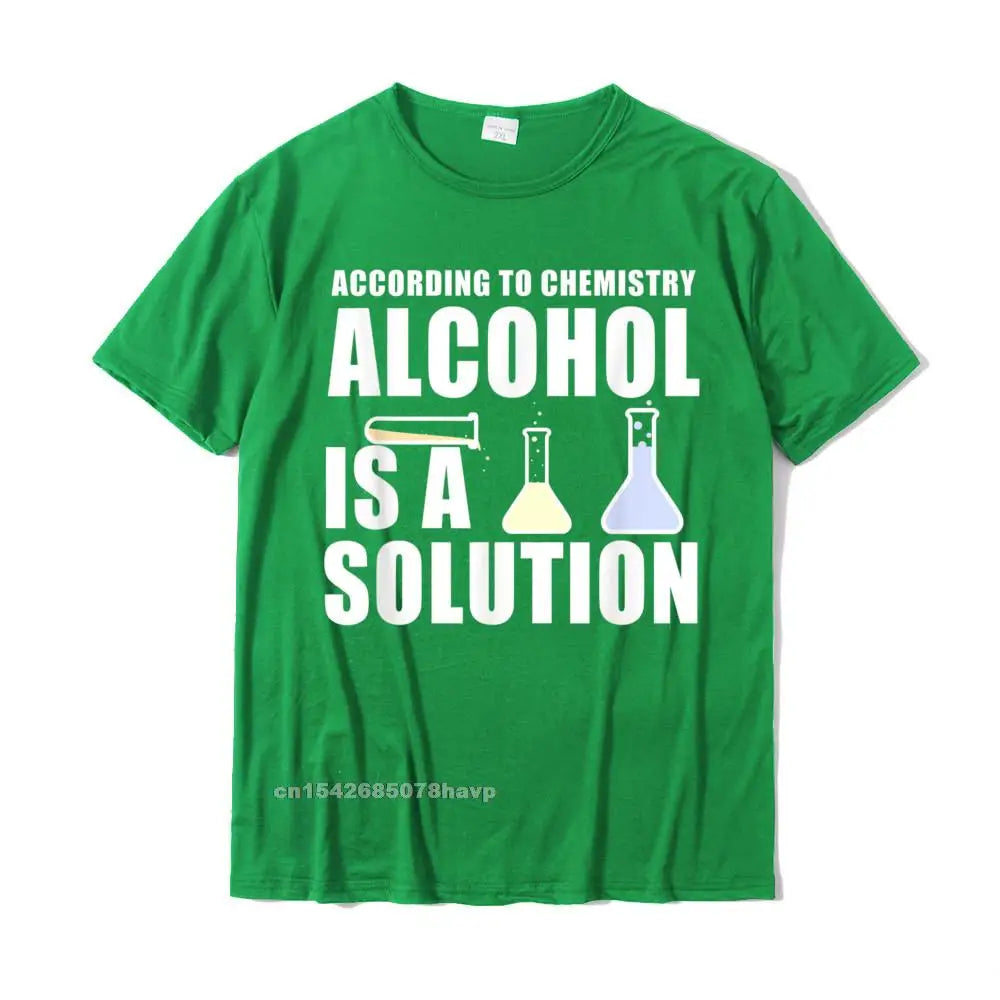 The "Solution" Chemistry Tee – Premium Cotton Science Humor T-Shirt