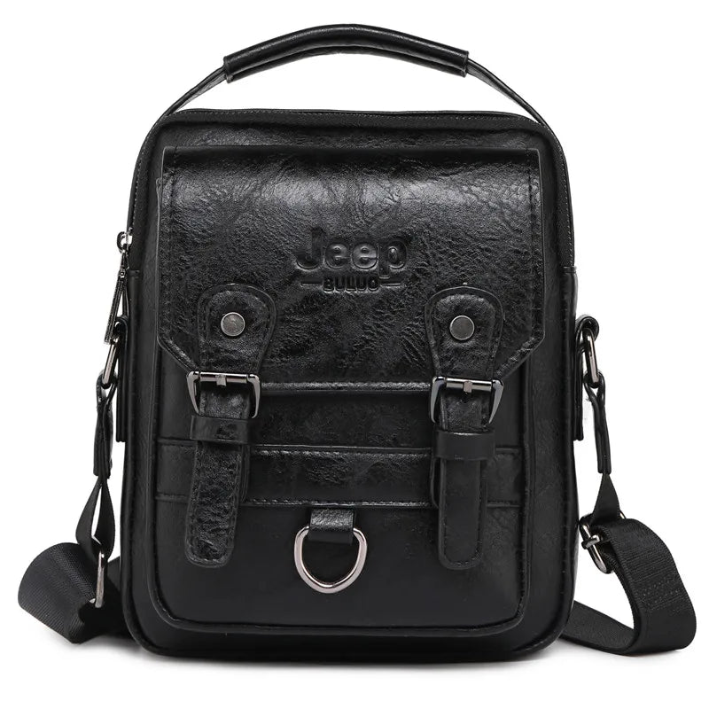 Multi-Function Leather Business Messenger Bag