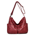 Everyday Soft Leather Shoulder Bag - Spacious Tote