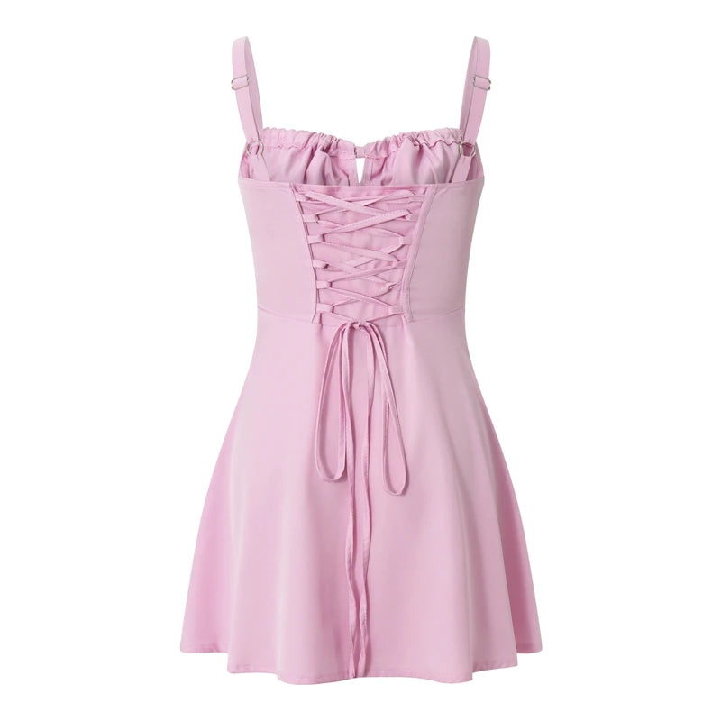 The "Maemukilabe 90s Vintage" Corset Mini Dress