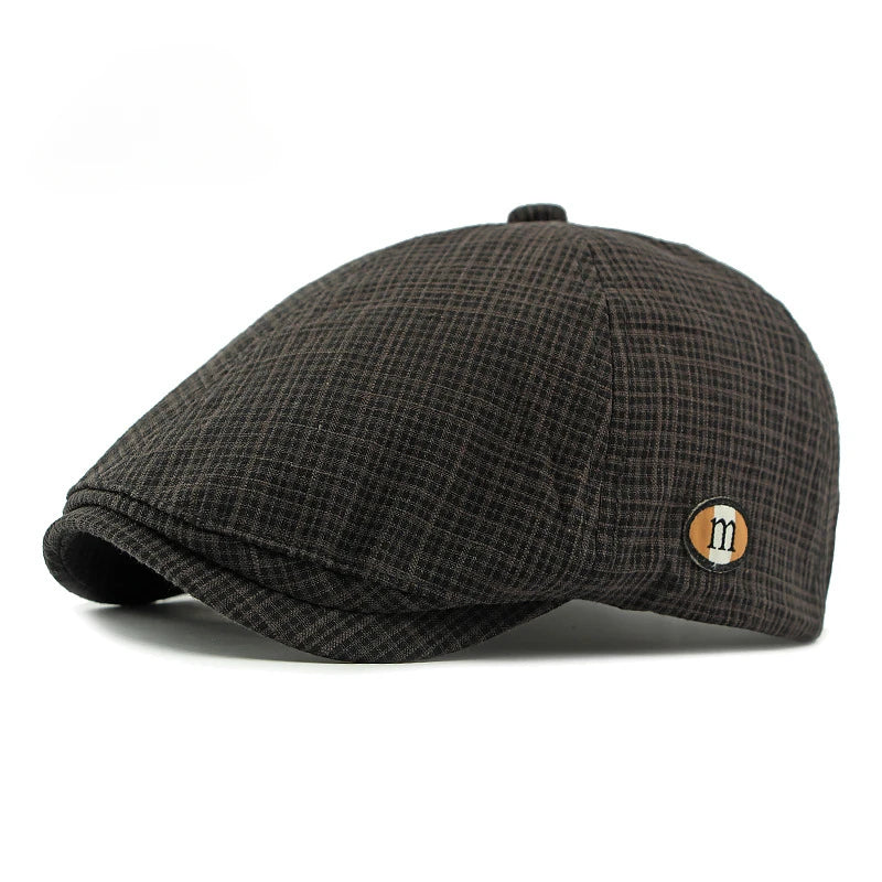 The "Birmingham" Retro Beret – Unisex British Style Casual Cap