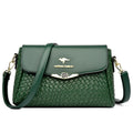 Luxury Woven Shoulder Bag - Elegant Designer Style