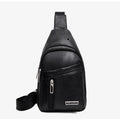 Premium PU Leather Business Chest Pack & Crossbody Sling Bag