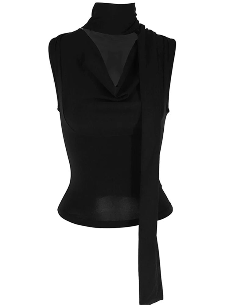 The "Aura V-Contour" Knitted Tank