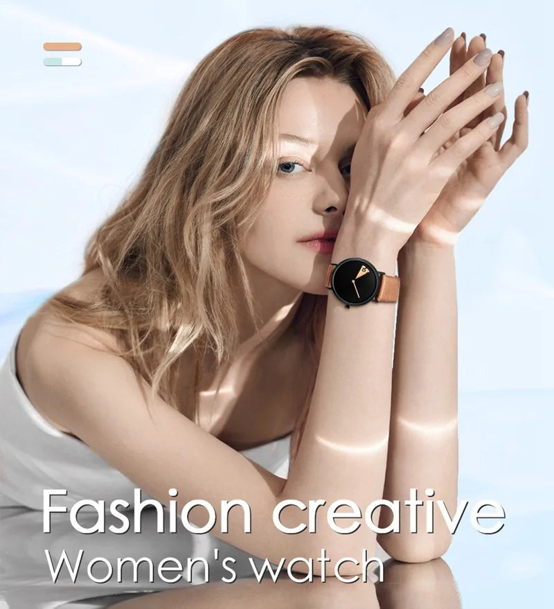 Minimalist Creative Rotating Dial Quartz Watch