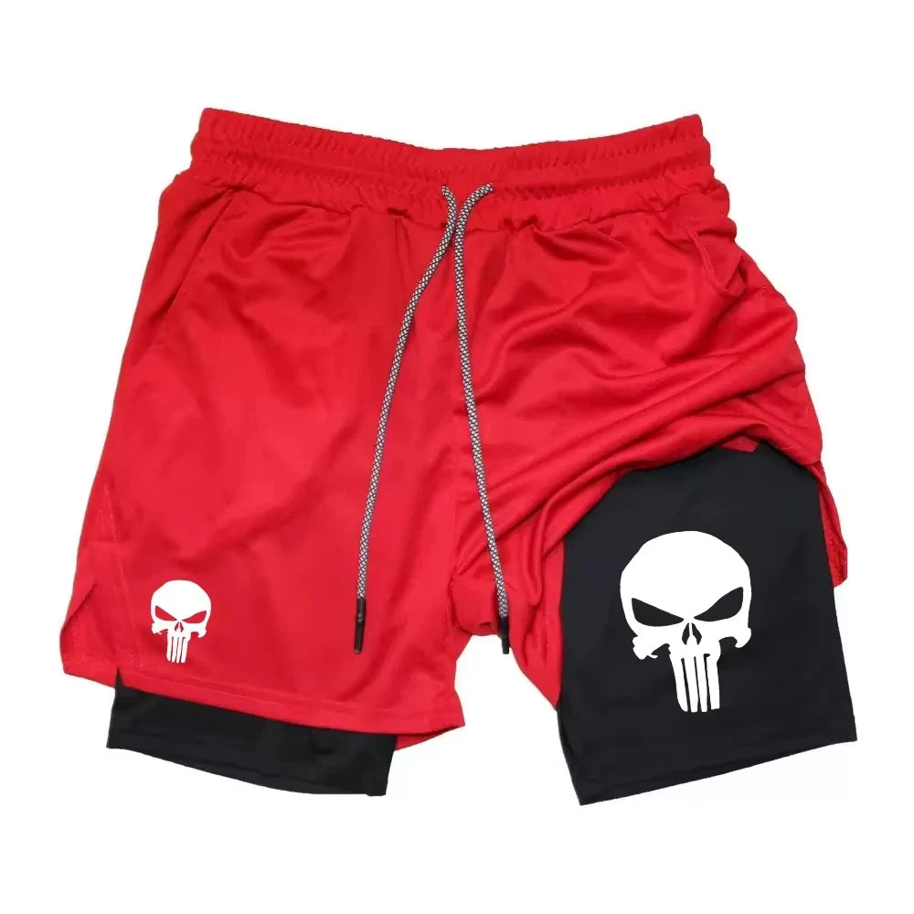 Men's 2-in-1 Performance Compression Training Shorts
