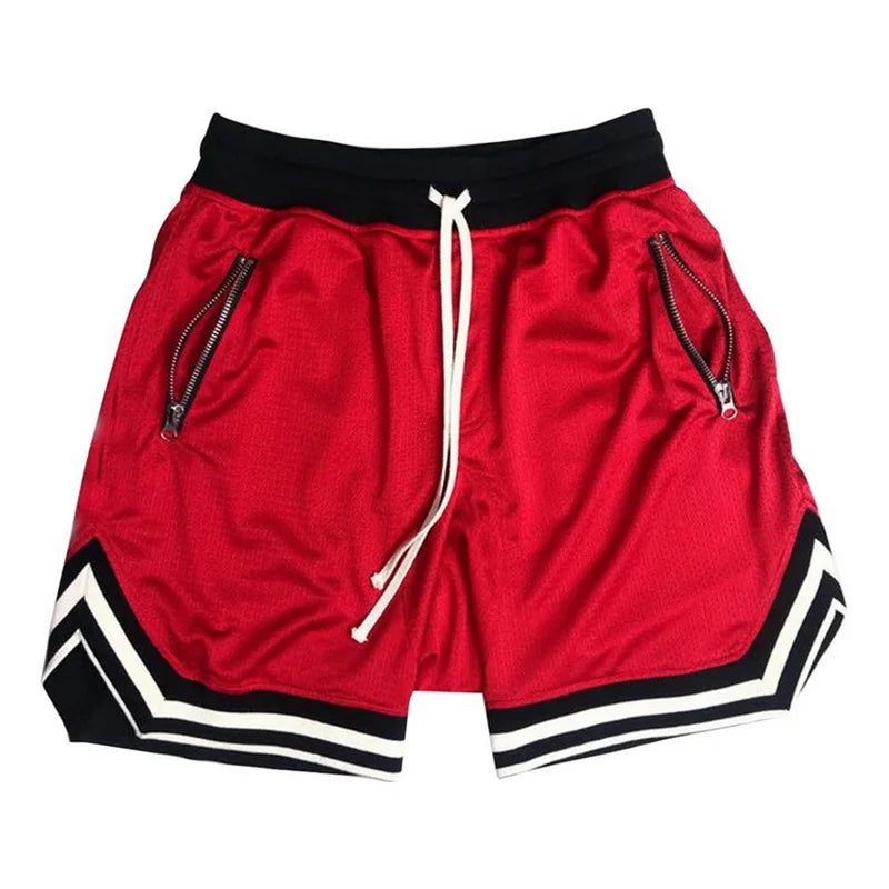 The "AeroGrid" Mesh Performance Shorts – Quick-Dry Breathable Gym & Basketball Shorts