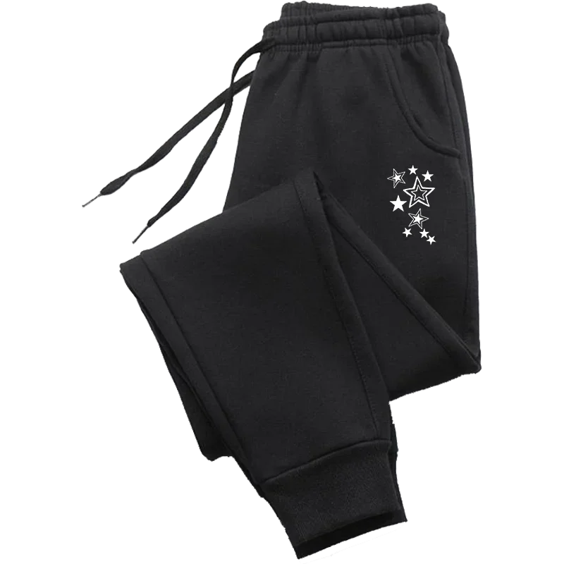 Casual Star Print Jogger Sweatpants