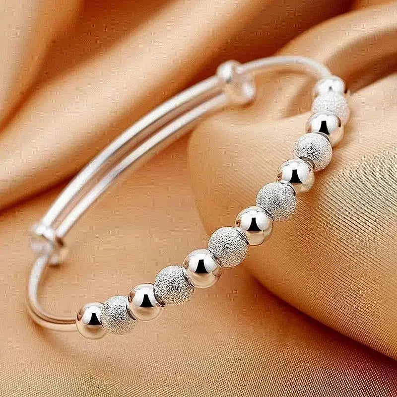 Luxury 925 Sterling Silver Adjustable Minimalist Bracelet