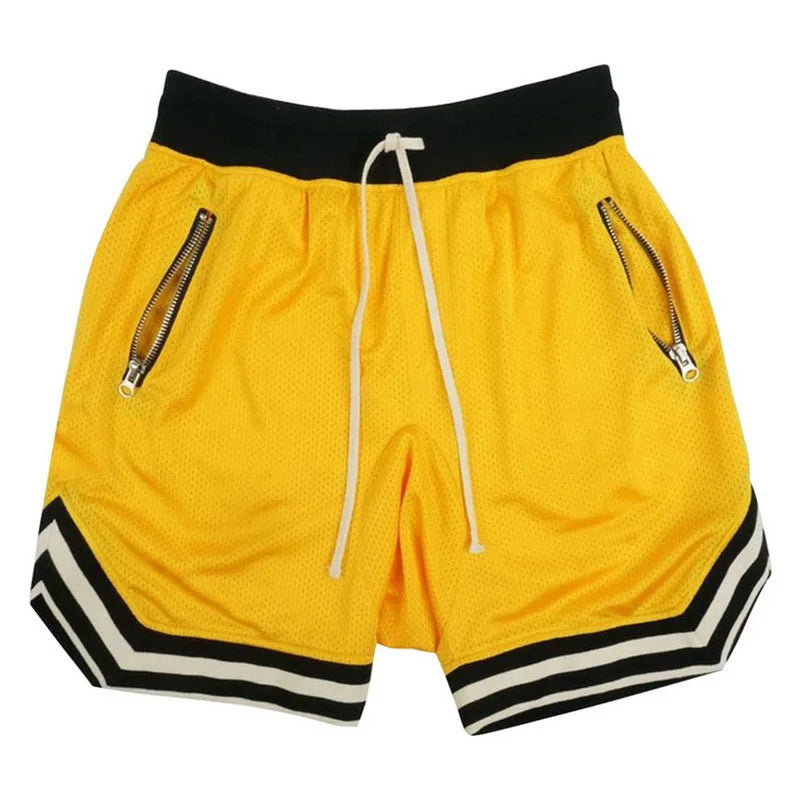 The "AeroGrid" Mesh Performance Shorts – Quick-Dry Breathable Gym & Basketball Shorts