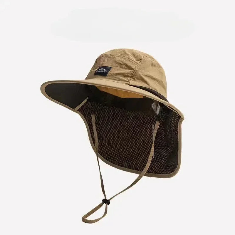 AeroShield Explorer Hat – Quick-Dry Sun Protection Bucket Hat with Neck Flap
