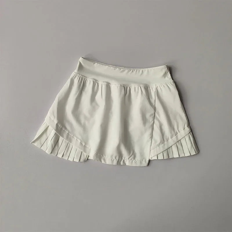Ace High-Waisted Tennis Skirt – Quick-Dry Pleated Athletic Skort