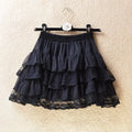 Seraphina Tiered Summer Lace Mini Skirt