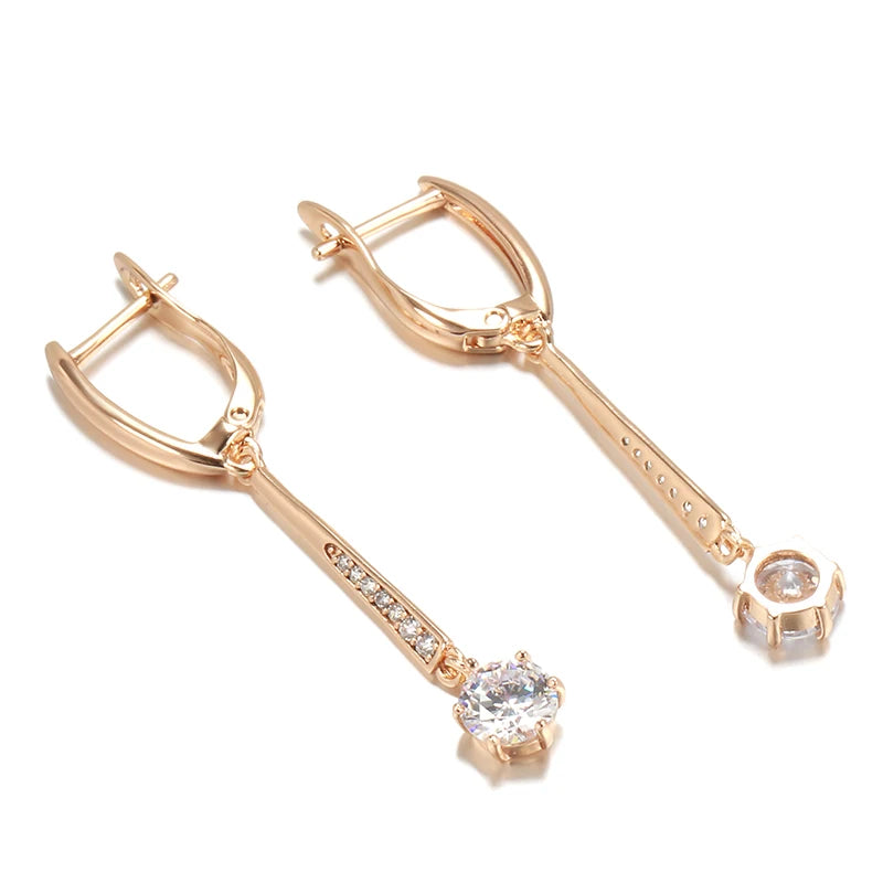 Seraphina Elegant Round Cluster Drop Earrings