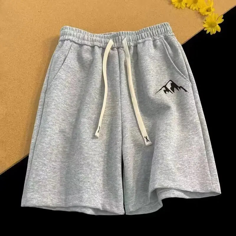 Zenith Mountain Oversized Shorts – Minimalist Chinese Style Casual Pants