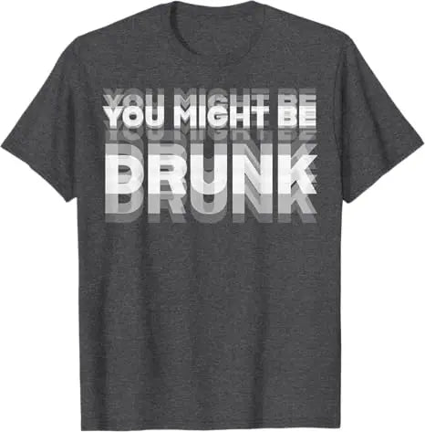 The "AeroGlow Drunk Logic" Graphic Tee – Funny Drinking Humor Summer Top