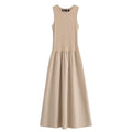 Elegant Sleeveless Midi Dress for Women