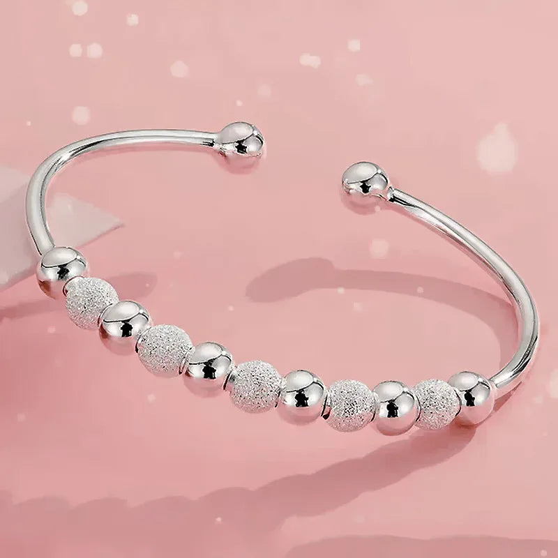 Luxury 925 Sterling Silver Adjustable Minimalist Bracelet