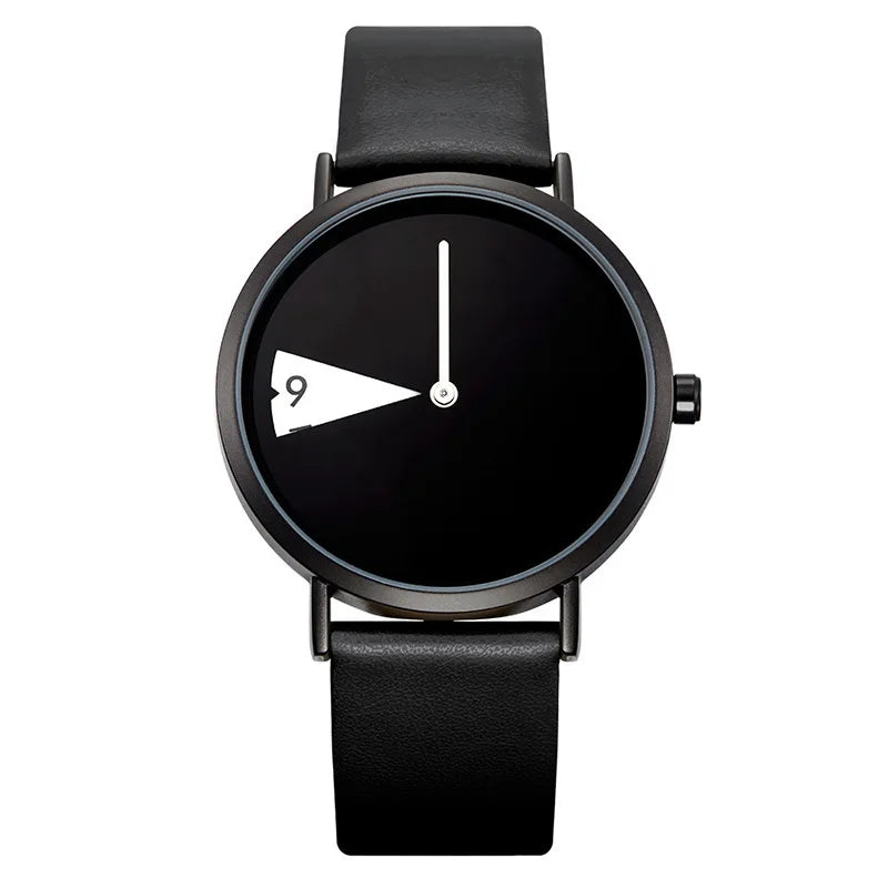 Minimalist Creative Rotating Dial Quartz Watch