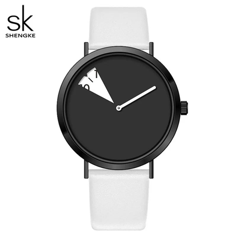 Minimalist Creative Rotating Dial Quartz Watch