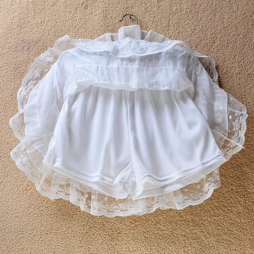 Colette White Lace Cake Skirt