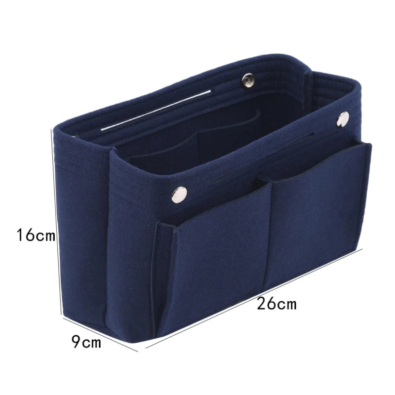 Multifunctional Inner Bag Organizer for Tote Handbags – Portable Cosmetic & Travel Storage