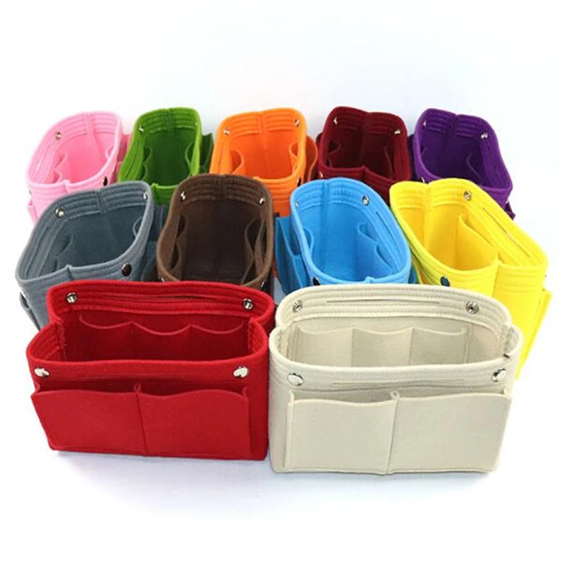 Multifunctional Inner Bag Organizer for Tote Handbags – Portable Cosmetic & Travel Storage