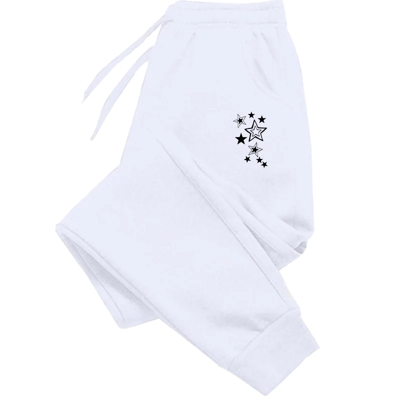 Casual Star Print Jogger Sweatpants