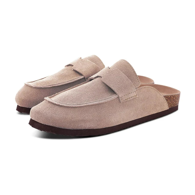 Unisex Premium Suede Cork Clogs with Orthopedic Arch Support