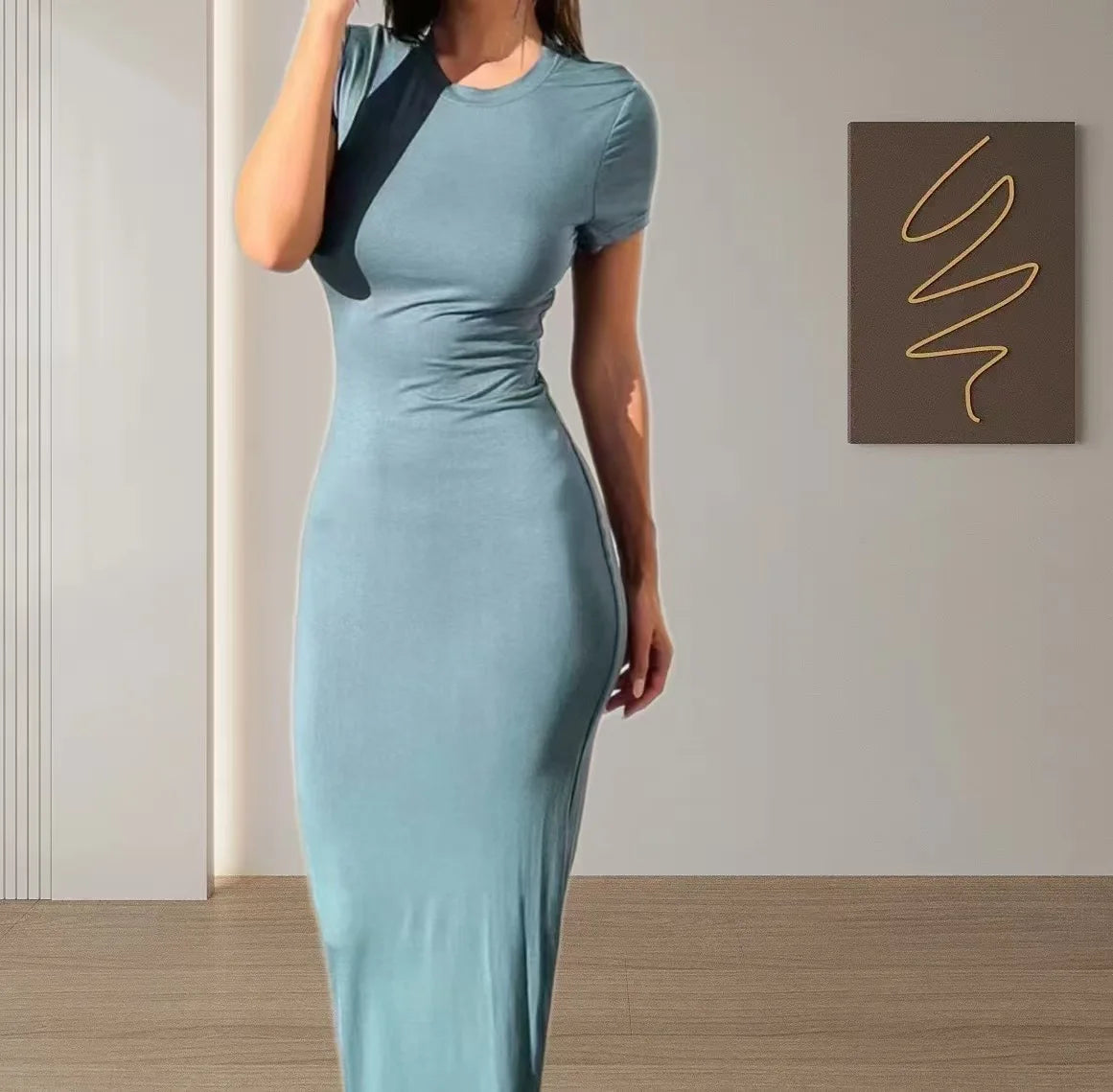 Elegant Sleeveless Bodycon Maxi Dress