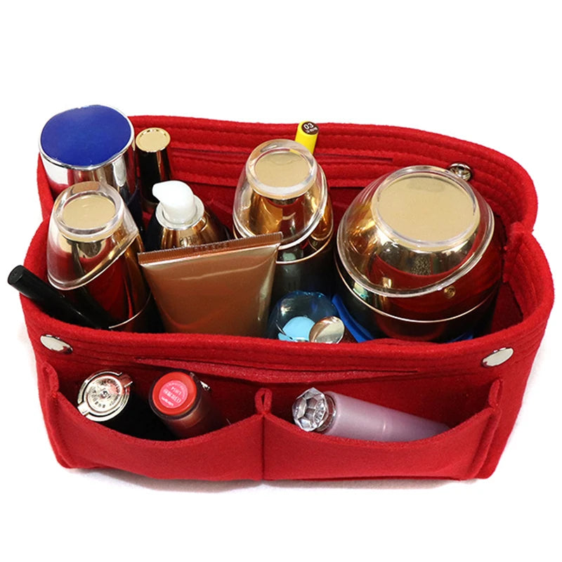 Multifunctional Inner Bag Organizer for Tote Handbags – Portable Cosmetic & Travel Storage