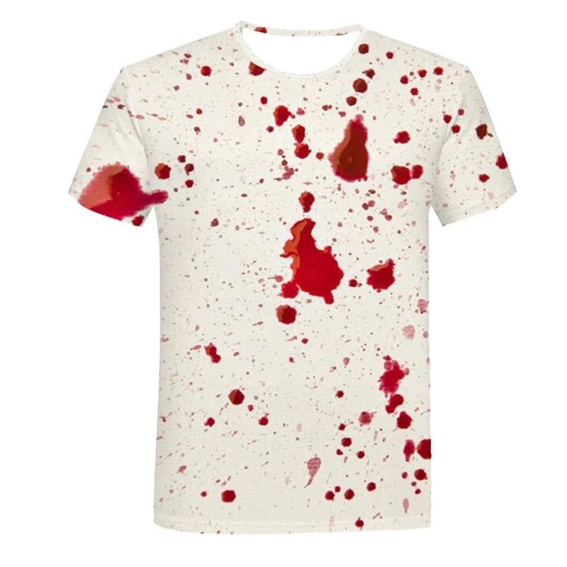 The "Carnage" 3D Graphic Oversized Tee – Horror Blood Palm Harajuku Streetwear
