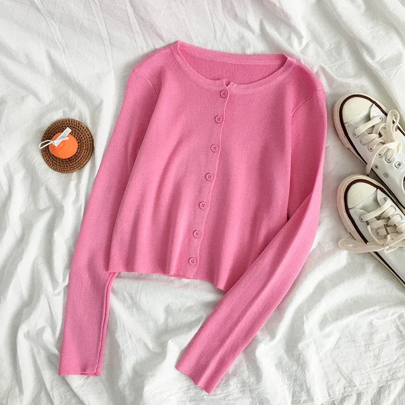 Sienna Lightweight Long-Sleeve Knit Cardigan