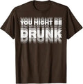 The "AeroGlow Drunk Logic" Graphic Tee – Funny Drinking Humor Summer Top