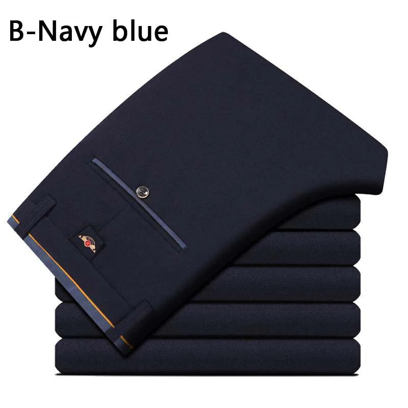 AeroStyle Lightweight Elastic Formal Trousers
