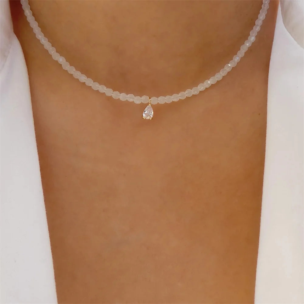 Vintage Elegant Layered Chain Pearl Necklace