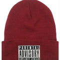 Parental Advisory Knitted Beanie - Unisex