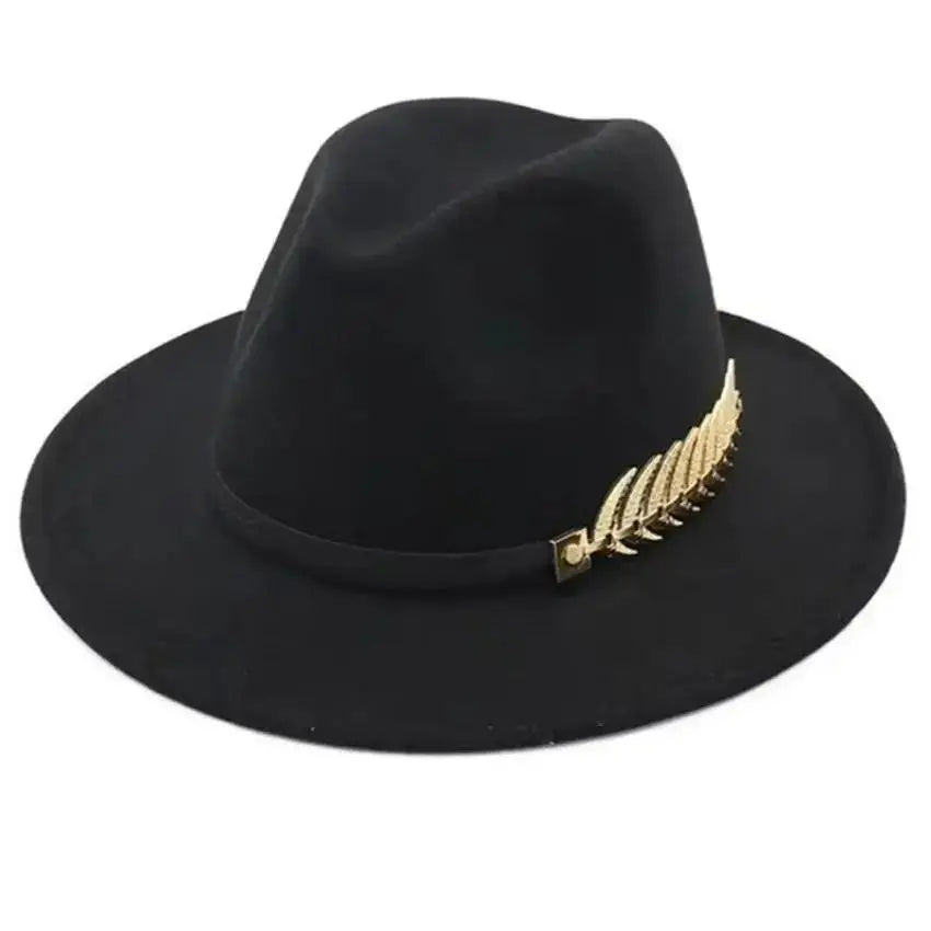 The "London" Vintage Top Hat – Wide-Brim Elegant British Jazz Fedora