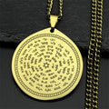 Sacred Hebrew Tetragrammaton Pendant Necklace